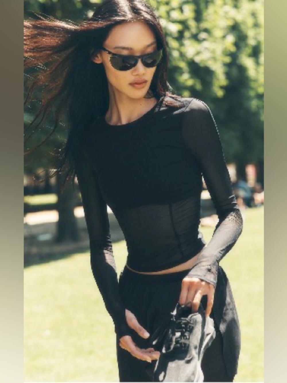 Alo Yoga Mesh Winter Twilight Long Sleeve